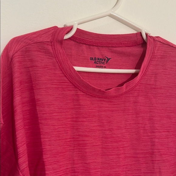 Old Navy tween Pink Boxy Crop T-Shirt - Picture 7 of 7